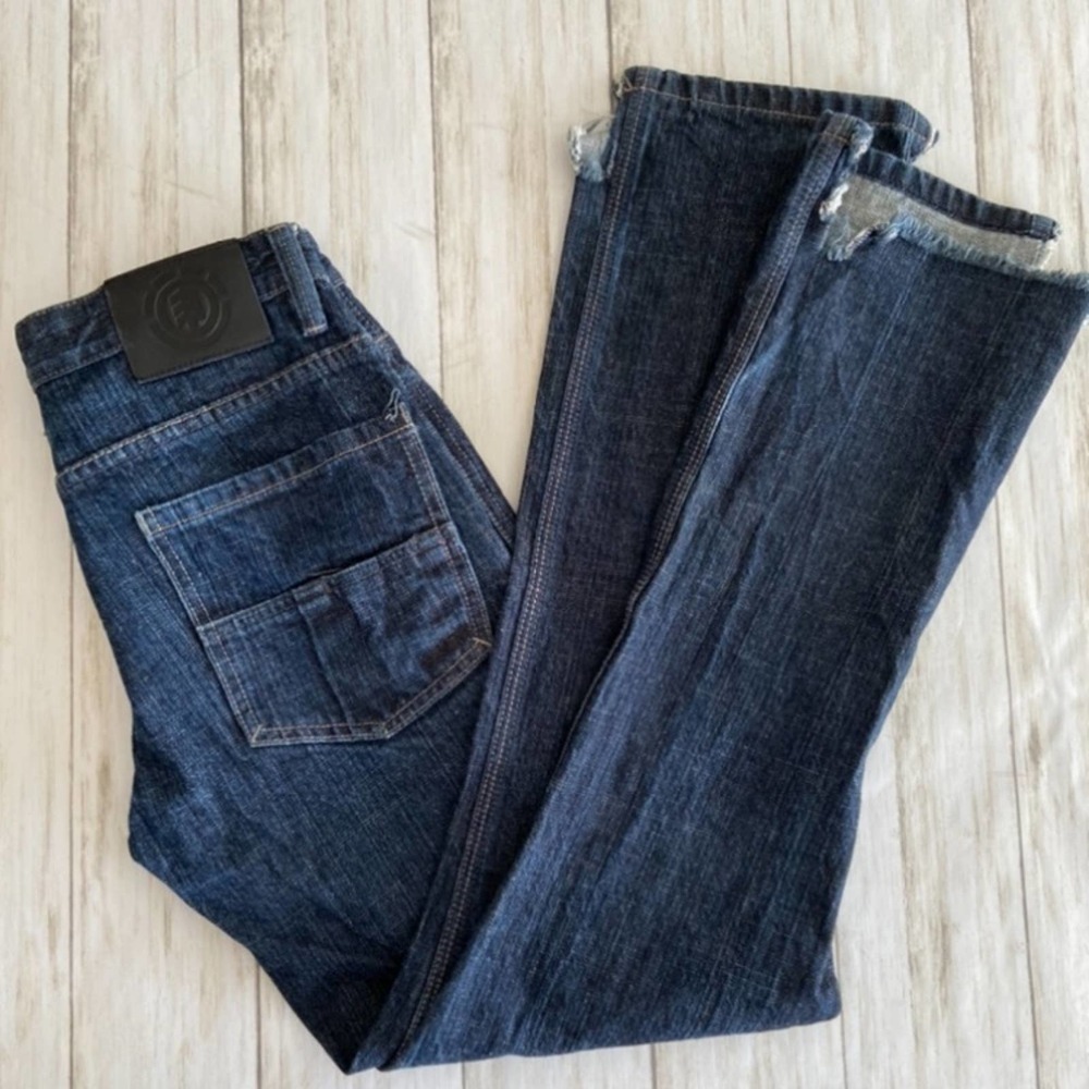 Element Ragged Hem Jeans